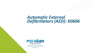 Automatic External Defibrillator AED K0606 [upl. by Nilok]