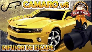 Difusor de Escape no CAMARO v8  Capdifusores [upl. by Karina]