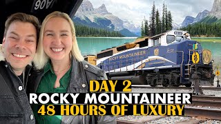 48 Hours on the SPECTACULAR Rocky Mountaineer  LUXURY Train Through the Canadian Rockies [upl. by Solracsiul]