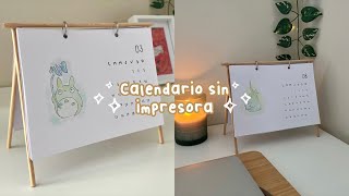 Calendario sin impresora 2024 🍓 DIY [upl. by Eldnek762]