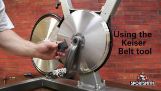 How to Change Flexonic Belt on the Keiser Indoor Cycle [upl. by Asseral309]