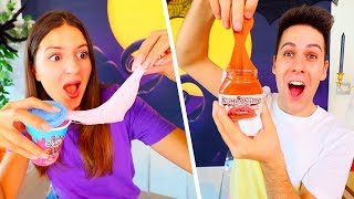 PROVIAMO IL CIBO SLIME Skifidol Food Slime Challenge [upl. by Anderson]