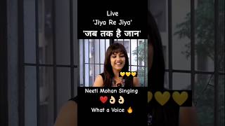 Neeti Mohan Voice ❤️ singing neetimohan arrahman yrf shorts singing trending bollywood [upl. by Suolhcin]