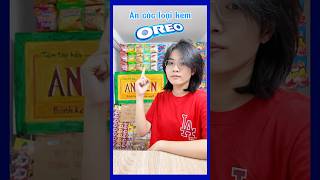 Ăn các loại kem Oreo kenghiensnack shortvideo unboxing anvat review oreo [upl. by Lingwood]