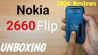 Nokia 2660 Flip phone Unboxing video  Review 2024 [upl. by Ellett219]