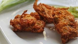 Indian Onion Bhaji Simple Recipe 𑁍 Cookn feel [upl. by Uy]