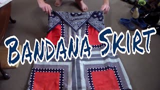 How to Make A Bandana Skirt [upl. by Hammond]