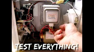 Microwave Oven Troubleshooting in MINUTES  STEP BY STEP [upl. by Wilonah749]