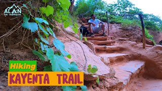 Beautiful Nature Hiking in Zion National Park Kayenta Trail High Falls Drinking tea [upl. by Alludba863]