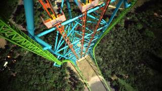 Official Zumanjaro Drop of Doom Teaser Animation Video with POV at Six Flags Great Adventure [upl. by Wsan312]