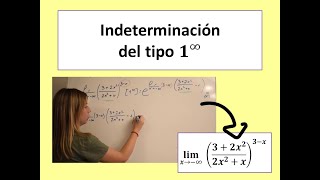 Límites  Indeterminación 1 elevado a infinito Ejercicio 2 [upl. by Jasmina]