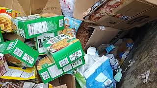 Freezer Food could have filled a freezer dumpsterdiving busymommaoftwins trash waste [upl. by Mcneely]