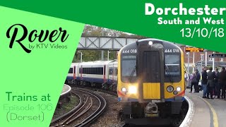 Trains at Dorchester SWML  HWL  131018 [upl. by Riker]