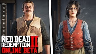 Red Dead Online Character Creation Male amp Female Customization Red Dead Redemption 2 Online [upl. by Nihi]