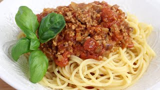 BESTES Spaghetti BOLOGNESE Rezept der WELT 🍝 Das kann jeder   kochenmitmelodie [upl. by Annehs825]