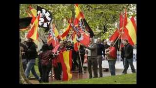 Falangistas y patriotas el 12 de octubre de 2012 en Bilbao [upl. by Thorpe2]