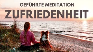 Geführte Meditation zum Glücklich sein  Dankbar und Zufrieden  Wohlfühlen und Entspannen 🧘🏼‍♀️✨ [upl. by Freed]