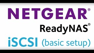 iSCSI Basic Setup [upl. by Nirehtac]