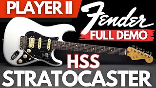 Fender Player II Stratocaster HSS FULL DEMO [upl. by Bindman]