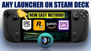 Install ANY Game Launcher on Steam Deck EASY Method with Decky Plugin Epic Rockstar GOG amp More [upl. by Fretwell]