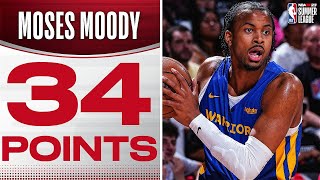 Moses Moody Drops 34 Pts In Game 1 Of The NBA2k23SummerLeague [upl. by Scott464]