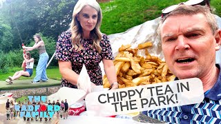 Chippy Tea In The Park 😋  The Radford Family [upl. by Angele]