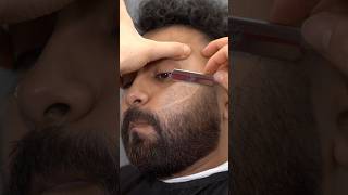 Perfect Beard Line Up Tutorial 🔪howtolineupbeardbeardlineupconsultationbeardstyle [upl. by Annodahs]