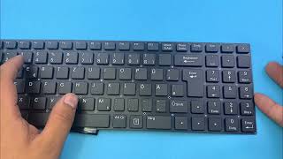 How to install and fix the keyboard keys of Medion laptop MP12C96D0 [upl. by Frasquito]