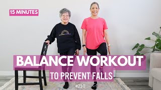 How to Improve Balance  Senior Exercises for Balance [upl. by Nadab933]