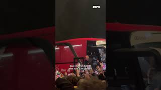 Francesco Farioli met een speech voor de Ajaxfans 🗣️ [upl. by Esinet624]