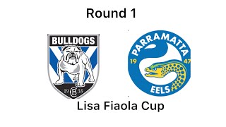 2024 Lisa Fiaola Cup Canterbury Bulldogs v Parramatta Eels [upl. by Wahlstrom]