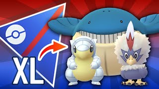 DESTROYING META TEAMS WITH XL WAILMER ALOLAN SANDSHREW amp RUFFLET IN THE GREAT LEAGUE [upl. by Sochor979]