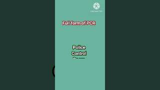 Full form of PCRPCR ka Full form kya haiWhat is the full form of PCRPCR ra Full form କଣ [upl. by Agripina]