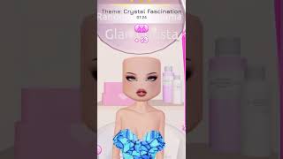 Styling the crystal fascination theme goviral roblox dresstoimpress dti [upl. by Anilam767]