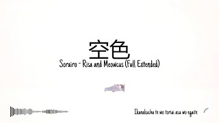 Sorairo 空色  Risa and meowcus FULL EXTEND MIX we bare bears OST quotlittle squidquot [upl. by Kciremed]