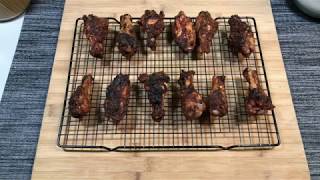 Crispy Baked Chicken Wings Memphis Dry Rubbed Wings [upl. by Clarine]