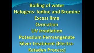 Disinfection Process in Water Treatment Plant  Methods of Disinfection  Ozonation  UV radiation [upl. by Binny]