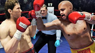 Tommy Morrison vs Michael Moorer Full Fight  Fight Night Champion Simulation [upl. by Drucill]