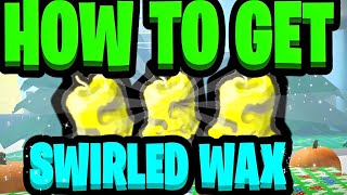 How to get swirled wax FAST Updated 2024  Bee Swarm Simiulator [upl. by Megen]