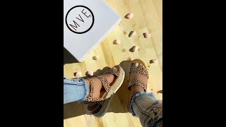 MVE Shoes  Bryce Womens Stylish Comfortable Platform Strappy Espadrille Flatforms [upl. by Adnuahsal]