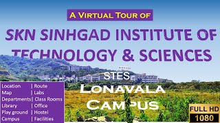 SKNSITS LONAVALA a virtual tour SKN Sinhgad Institute of Technology and Sciences [upl. by Nomi]