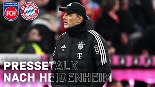 Pressetalk nach FC Heidenheim  FC Bayern  🇩🇪 [upl. by Eidissac776]