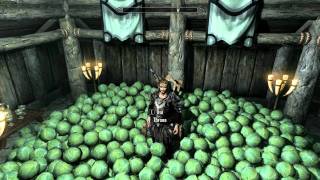 Skyrim  Console commands cabbages [upl. by Merrel]