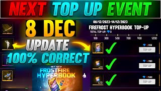 Next Top Up Event In Free Fire 8 DECEMBER 2023  upcoming top up event in free fire [upl. by Madelina]