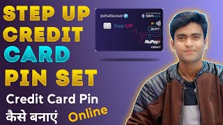 Paisabazaar Step Up Credit Card Pin Generation  StepUp credit card ka pin kaise banaye [upl. by Ahtekahs]