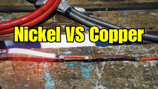 Nickel strip VS Copper strip current test [upl. by Eatnad]