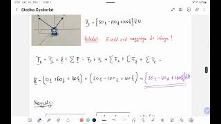Statika Gyakorlat 7  Kartézi 3D Eredő Erő Nagysága  Iránya [upl. by Nalda513]