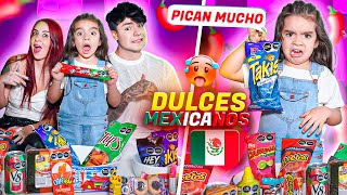 SALOMÉ PRUEBA DULCES MEXICANOS😱🇲🇽 Carlos amp Adri [upl. by Ennairrek]