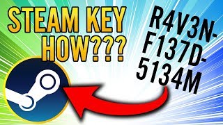 How to Redeem Code on Steam  Unlock a Game Key [upl. by Seuqirdor]