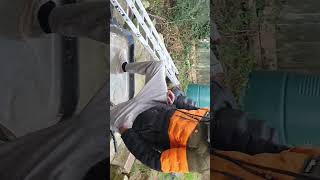 Ice barrow challenge 😂 funnyshorts funny ice uk wheelbarrow sedbury chepstow [upl. by Olegnaleahcim397]